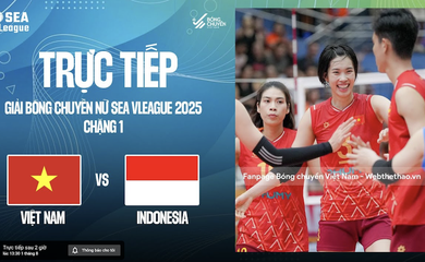 Link trực tiếp bóng chuyền nữ SEA V.League hôm nay 1/8: Việt Nam vs Indonesia