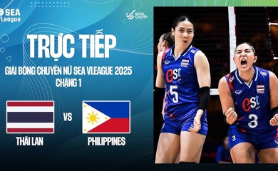Link trực tiếp bóng chuyền nữ SEA V.League hôm nay 1/8: Thái Lan vs Philippines