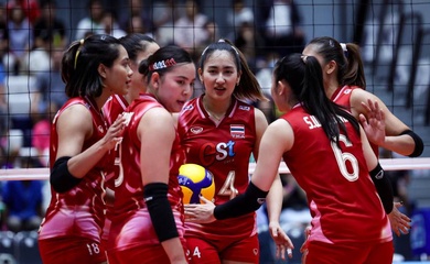 Thái Lan vất vả thắng Philippines, Việt Nam tạm thời vươn lên đẫn đầu SEA V.League nữ 2025