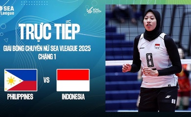 Link trực tiếp bóng chuyền nữ SEA V.League hôm nay 3/8: Indonesia vs Philippines