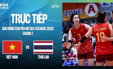 Link trực tiếp chung kết bóng chuyền nữ SEA V.League hôm nay 3/8: Việt Nam vs Thái Lan