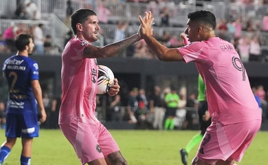 Suarez và De Paul toả sáng đưa Inter Miami vào tứ kết Leagues Cup
