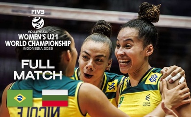 Link trực tiếp giải bóng chuyền U21 vô địch thế giới hôm nay: Brazil vs Bulgaria