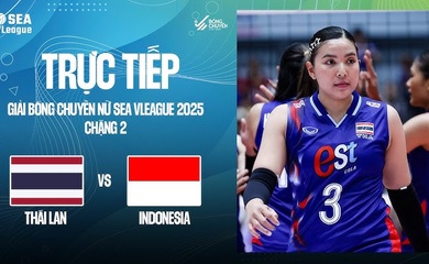Link trực tiếp bóng chuyền nữ SEA V.League hôm nay 8/8: Thái Lan vs Indonesia