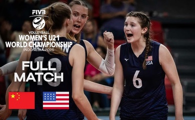 Link trực tiếp giải bóng chuyền U21 vô địch thế giới hôm nay: Trung Quốc vs Mỹ