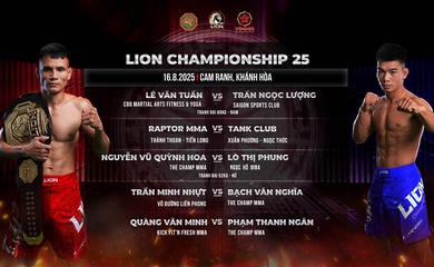 LION Championship 25 chứng kiến trận tranh đai lịch sử MMA Việt Nam
