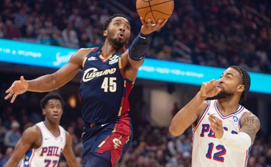 Bị 'trẻ trâu chê hết thời' khi chơi game, Donovan Mitchell trút giận lên 76ers với 46 điểm