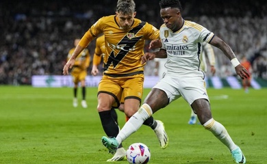 Real Madrid vs Rayo: Vinicius chống lại "tia chớp" với tốc độ 34,7 km/giờ