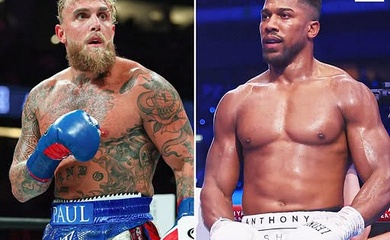 Hé lộ sự thật giật mình về mức tiền thù lao khổng lồ để Anthony Joshua so găng Jake Paul