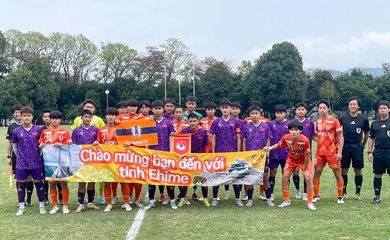 U17 Việt Nam khép lại chuyến tập huấn Nhật Bản với trận đấu giàu cảm xúc trước U18 Ehime