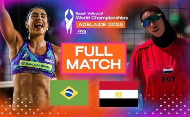 Highlight giải bóng chuyền bãi biển vô địch thế giới: Carol/Rebecca vs. Marwa/Nada