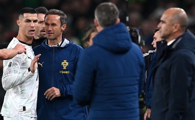 Tiết lộ những lời nói của Ronaldo với HLV tuyển Ireland sau khi bị đuổi khỏi sân