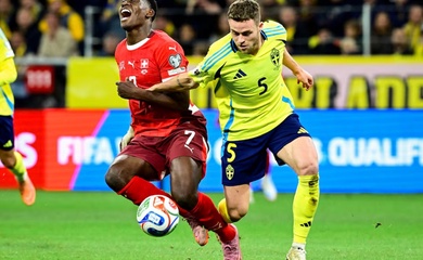 Dự đoán Thuỵ Sĩ vs Thuỵ Điển, 2h45 ngày 16/11, vòng loại World Cup 2026