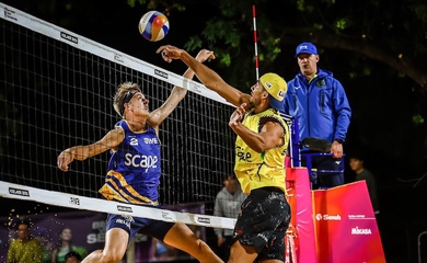 Ahman & Hellvig viết tiếp câu chuyện kỳ tích tại Giải vô địch bóng chuyền bãi biển FIVB Adelaide