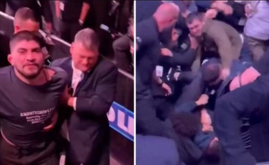 Hỗn chiến lớn tại UFC 322 giữa Dillon Danis với ê-kip phía Khabib