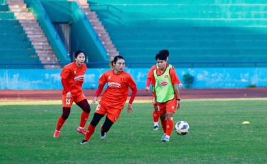 Chuẩn bị cho SEA Games 33, ĐT nữ Việt Nam rèn quân tại Phú Thọ trước khi sang Nhật Bản