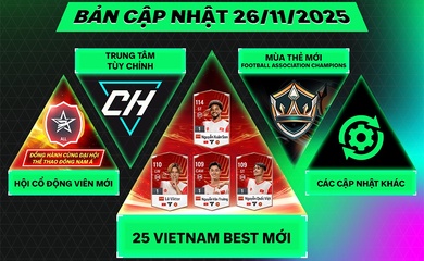Cập nhật thời gian bảo trì FC Online ngày 26/11