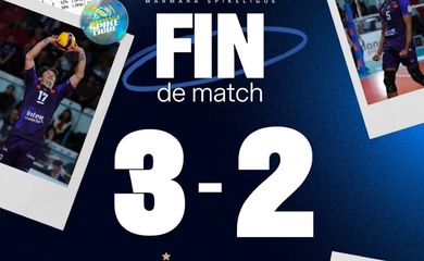 Tours vượt qua Chaumont sau 5 set căng thẳng – trận cầu đầy kịch tính khó quên