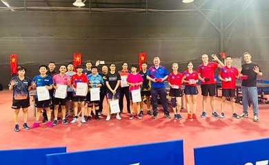 Tuyển bóng bàn Việt Nam công bố danh sách thi đấu SEA Games 33