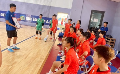 Đội tuyển Futsal nữ Việt Nam gấp rút hoàn tất chuẩn bị trước thềm SEA Games 33