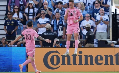 Nhờ Messi, Allende trở thành cầu thủ ghi bàn hàng đầu của Vòng loại trực tiếp Cúp MLS