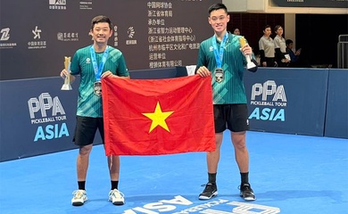 Pickleball Việt Nam càn quét các danh hiệu tại PPA Hangzhou Open 2025