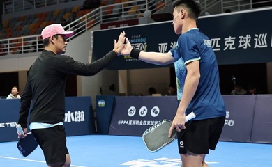 Đánh bại cặp hạt giống số 1, Minh Quân và Vinh Hiển vô địch đôi nam Hangzhou Open 2025