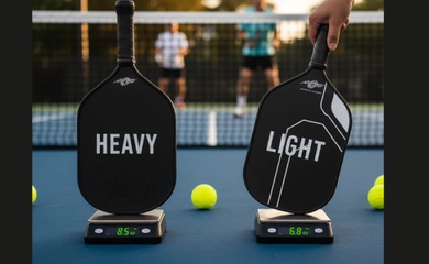 Phân tích sức nặng vợt pickleball: Yếu tố quyết định phong cách chơi