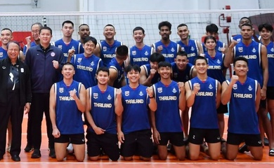 Bóng chuyền nam Thái Lan khát vàng SEA Games sau 8 năm chờ đợi