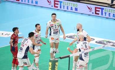 Trận cuối lượt đi: Trentino hướng tới thắng lợi giữ vững tốp đầu