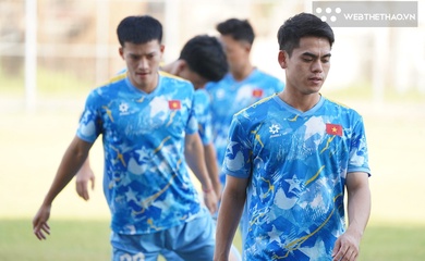 U22 Việt Nam tập trung cao độ trước trận quyết đâu U22 Malaysia