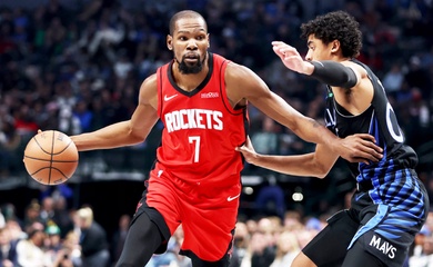 Lịch sử gọi tên Kevin Durant: Ngôi sao Rockets trở thành cầu thủ thứ 8 gia nhập CLB 31.000 điểm