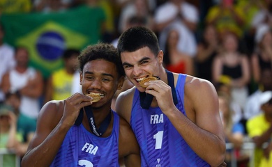 Cặp đôi Pháp làm nên bất ngờ: Vô địch Beach Pro Tour Elite 16 tại Brazil