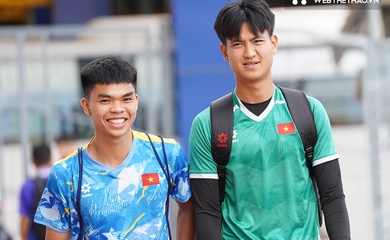 Nụ cười tươi rói của U22 Việt Nam trước trận “đại chiến” U22 Malaysia