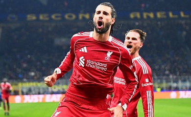 Bảng xếp hạng Cúp C1/Champions League mới nhất: Liverpool lọt vào Top 8