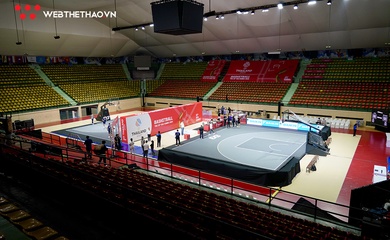 Nhà thi đấu Nimibutr khoác "áo mới", sẵn sàng cho nội dung bóng rổ SEA Games 33