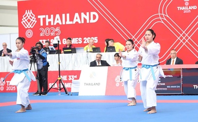 Trực tiếp SEA Games 33 sáng ngày 11-12: Đội quyền biểu diễn Kata nữ vào chung kết