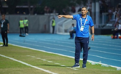 HLV Mai Đức Chung: "Chúng tôi chỉ có một cửa là phải thắng mới đoạt vé đi tiếp"