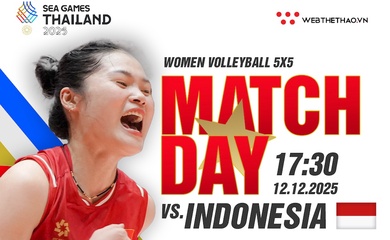 Link trực tiếp bóng chuyền nữ SEA Games 33: Việt Nam vs Indonesia