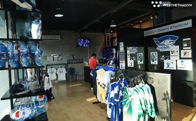 Một góc nhỏ xinh xắn ở sân đấu mang đến may mắn cho đội tuyển nữ Việt Nam