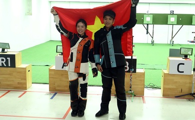 Xạ thủ Olympic Mộng Tuyền và đồng đội thắng nghẹt thở Thái Lan, giành HCV SEA Games 33 đầu tiên cho bắn súng Việt Nam