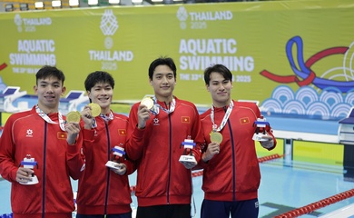Link trực tiếp môn bơi SEA Games 33 chiều 12/12: Chờ vàng từ Huy Hoàng