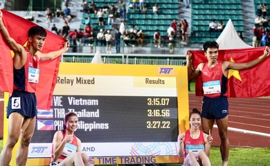 Điền kinh Việt Nam trả nợ kỷ lục Thái Lan nội dung 4x400m SEA Games
