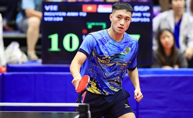 Bóng bàn nam Việt Nam vượt khó, tiến vào bán kết SEA Games 33