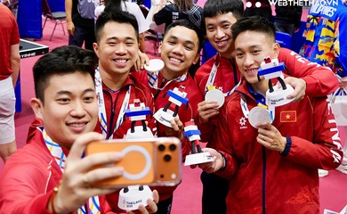 Những khoảnh khắc đáng nhớ của bóng bàn Việt Nam trong ngày thi đấu chung kết SEA Games 33
