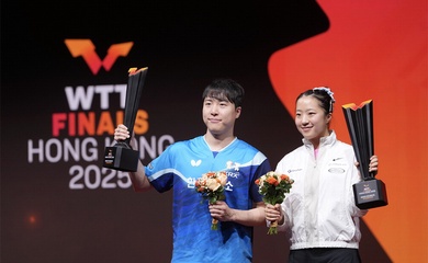 Lim Jong-hoon – Shin Yu-bin chấm dứt 24 tháng bất bại của “song sát” bóng bàn Trung Quốc tại WTT Finals 2025
