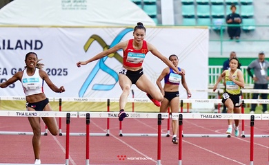 Khoảnh khắc ăn mừng chức vô địch SEA Games 33 đầy cảm xúc của Quách Thị Lan