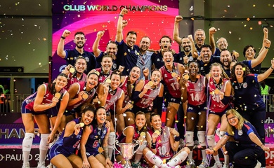 Scandicci lên ngôi vô địch lịch sử Giải Vô địch Câu lạc bộ Bóng chuyền Nữ Thế giới