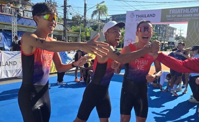 Trực tiếp SEA Games 33 sáng ngày 18/12: Việt Nam giành HCV Duathlon tiếp sức