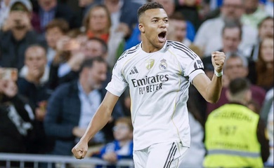 Mbappe chỉ còn thiếu một bàn nữa để phá kỷ lục của Ronaldo tại Real Madrid